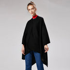 R&B | Warmer Poncho mit Fließendem Schnitt