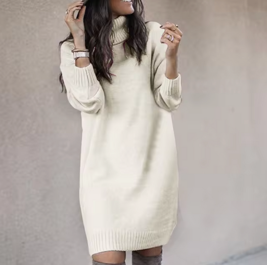 – Lockere Pullover-Kleid