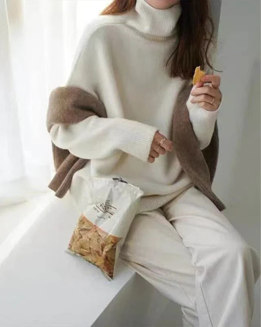 R&B | Weicher Rollkragenpullover