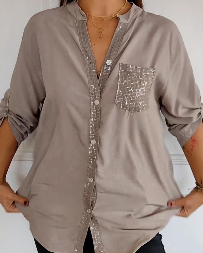 R&B | Stilvolle Bluse mit Glimmer Nicht Spezifiziert Elegant und Strahlend