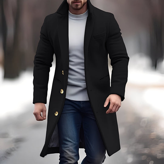 R&B | Schick, Mittellanger Wollmantel für Herren