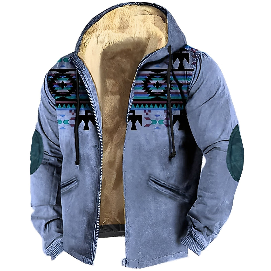 R&B | Kapuzenjacke im Tribal-Stil für Herren