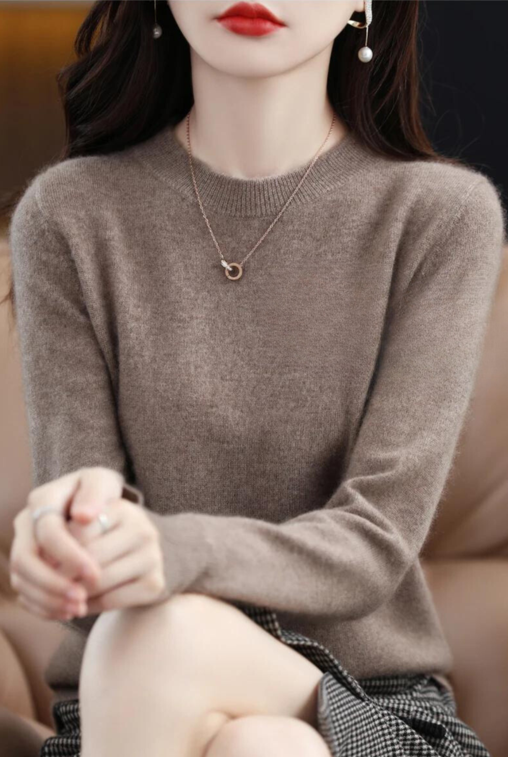 R&B | Pullover - Stylischer weicher Langarm-Strickpullover