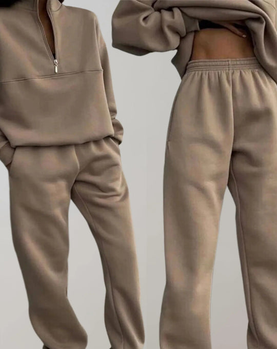 R&B - Fleece Hosen Set Damen