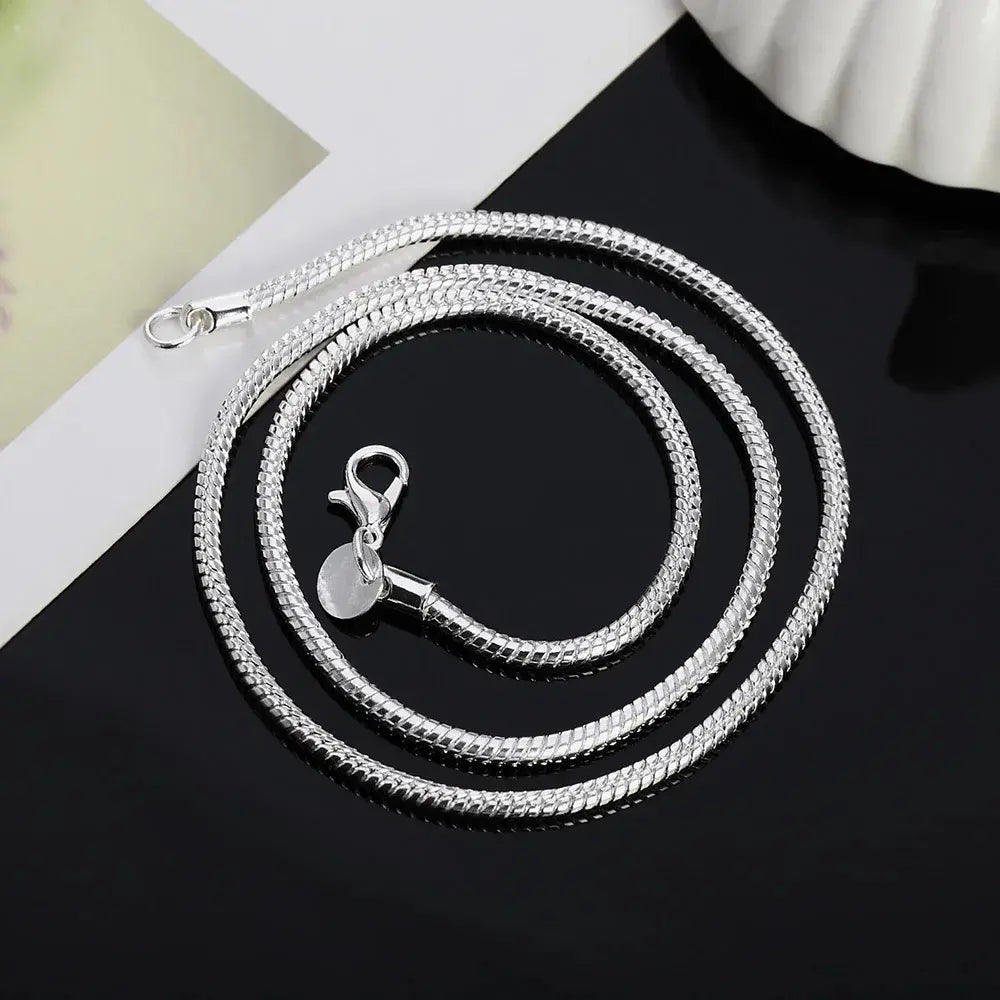 R&B | 925 3Mm Sterling Silber Schlangen Kette