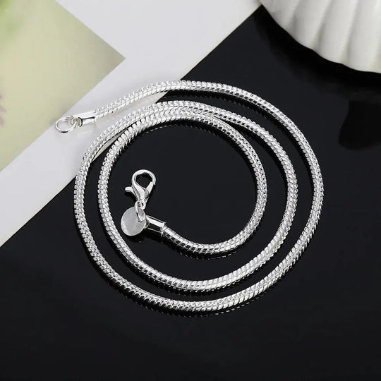 R&B | 925 3Mm Sterling Silber Schlangen Kette