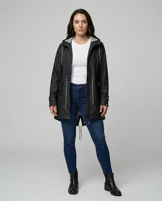 Wetterfester Damen Mantel Kapuze | R&B