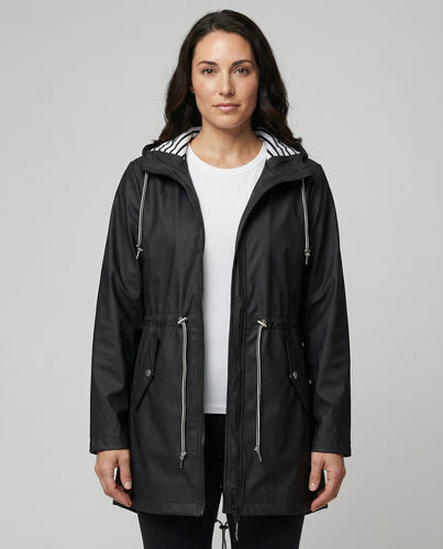 Wetterfester Damen Mantel Kapuze | R&B