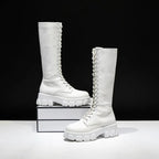 R&B | kniehohe Stiefel mit Absatz für Frauen perfekt für lässige Tage