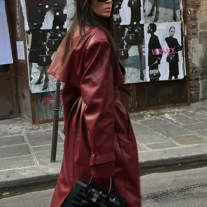 R&B | Stilvolle Vegane Leder Damenjacke