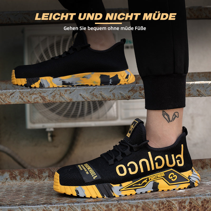 S1P Sommer-Graffiti atmungsaktive Sicherheitsschuhe R&B