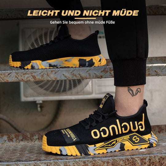 S1P Sommer-Graffiti atmungsaktive Sicherheitsschuhe R&B