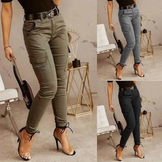 R&B | Cargo Hose Mit Hoher Taille