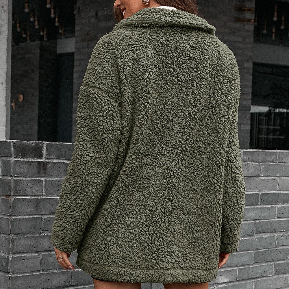 R&B | Weich gefütterte Damen Fleecejacke mit Reißverschluss
