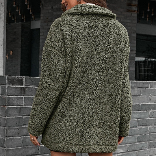 R&B | Weich gefütterte Damen Fleecejacke mit Reißverschluss