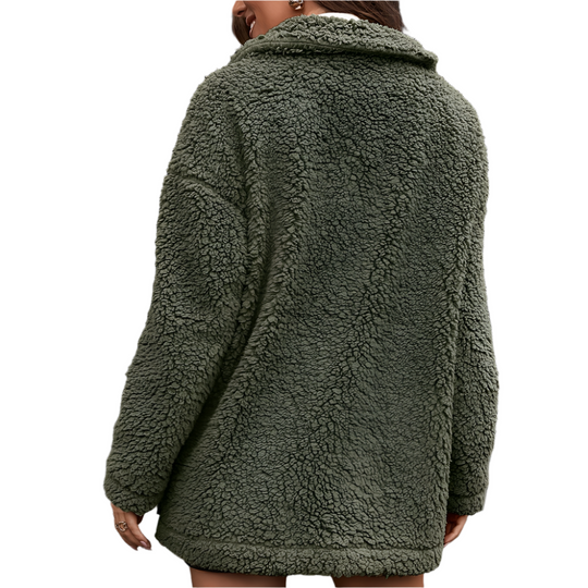 R&B | Weich gefütterte Damen Fleecejacke mit Reißverschluss