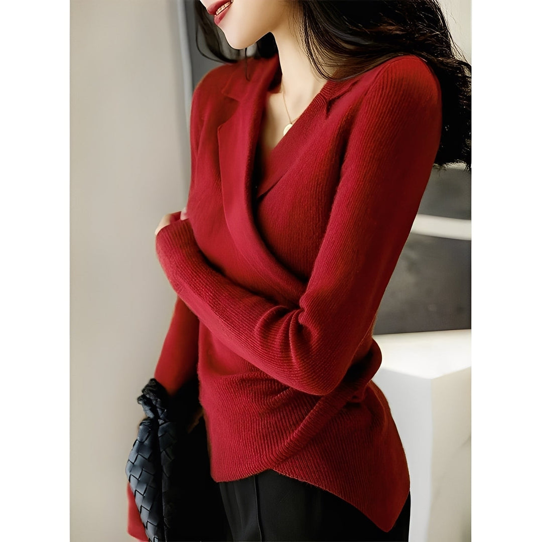 R&B | Eleganter Damenpullover mit langen Ärmeln