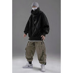 R&B | Ninja-Hoodie mit Doppeltem Ausschnitt