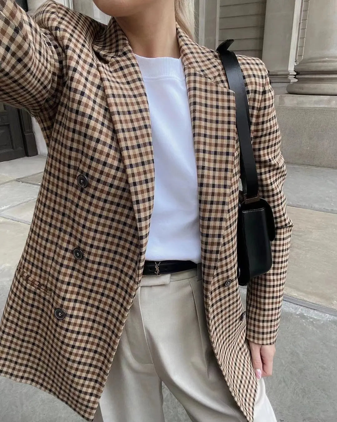 R&B | Klassischer Karierter Blazer