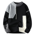 R&B | Sweater mit Patchwork Einzigartiges Design Weich und Warm