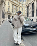R&B | Fur Coat Damen Reguläre Passform Belle Couture Fp 22 Essentielle Eleganz