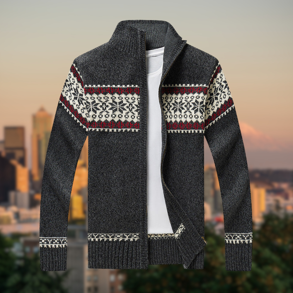 R&B | Sweatshirt mit Stehkragen