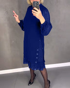 R&B | Kleid mit Langen Ärmeln und Punkten