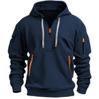 R&B | Kapuzenshirt mit Reißverschlüssen Weich und Praktisch Perfekt für Outdoor-aktivitäten