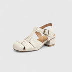 elegante Damensandalen, hochwertiges Leder. R&B R&B