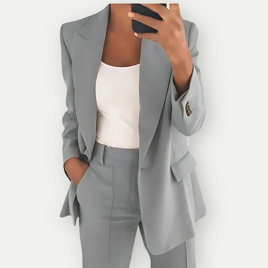R&B | Damen Bequeme Blazer Set Formal