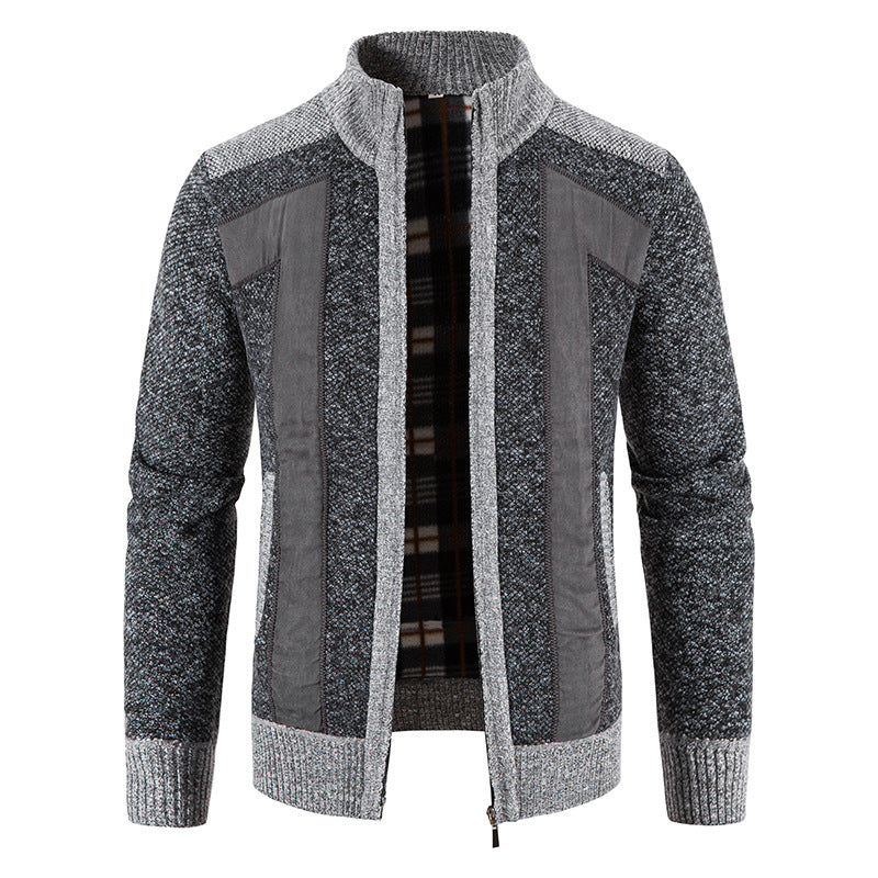 R&B | Lässige Plüschjacke mit Reißverschluss für Männer