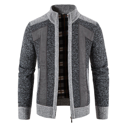 R&B | Lässige Plüschjacke mit Reißverschluss für Männer