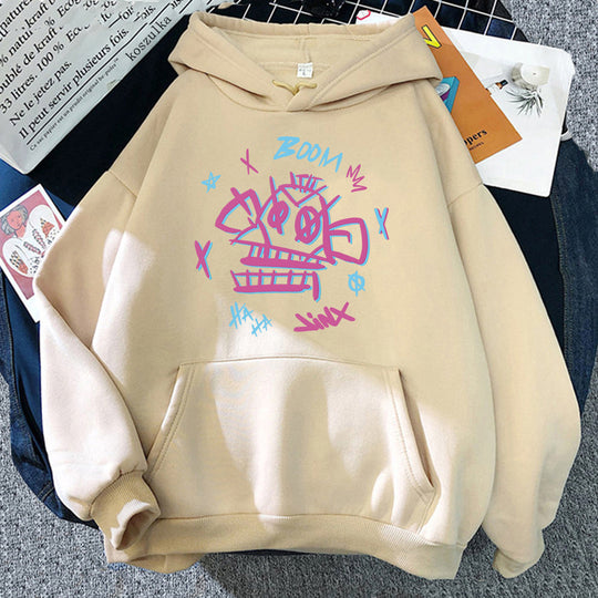 R&B | Arcane Hoodie Harajuku Stil Jinx und Ekko