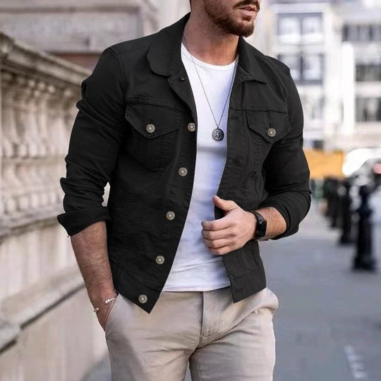 R&B | Klassische, Gefärbte Jeansjacke