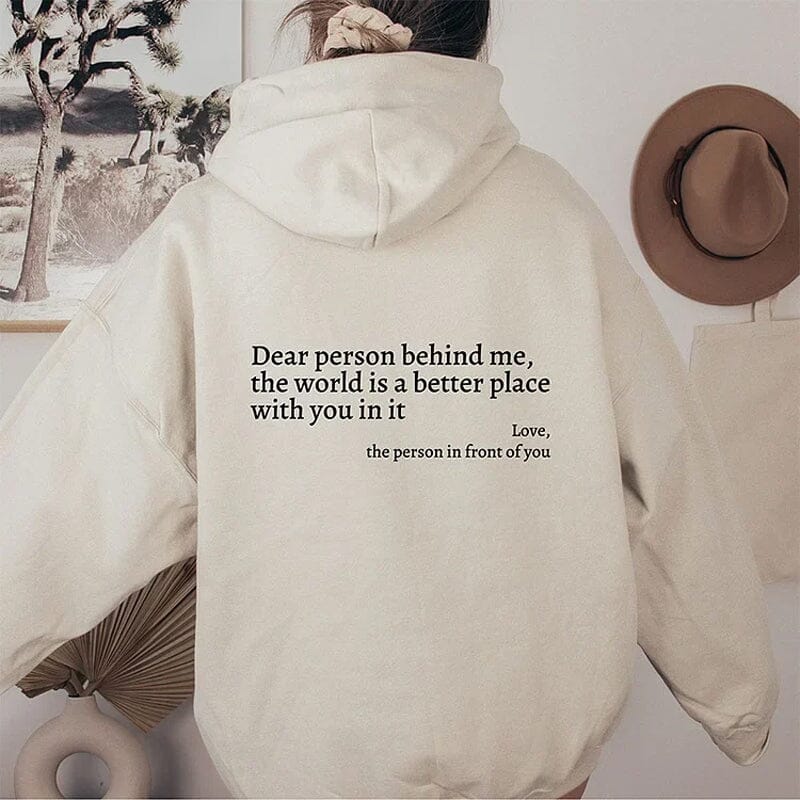 R&B | "Dear Person Behind Me" Hoodie