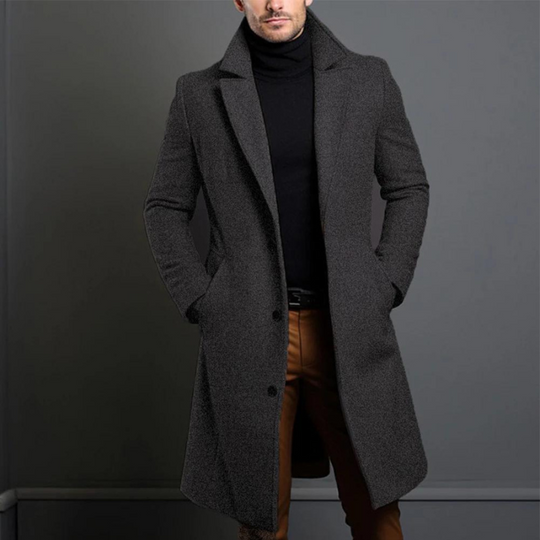 R&B - Länger, lässiger Trenchcoat für Herren