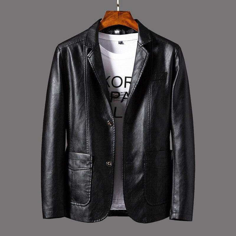 R&B | Lässige Lederjacke für Herren