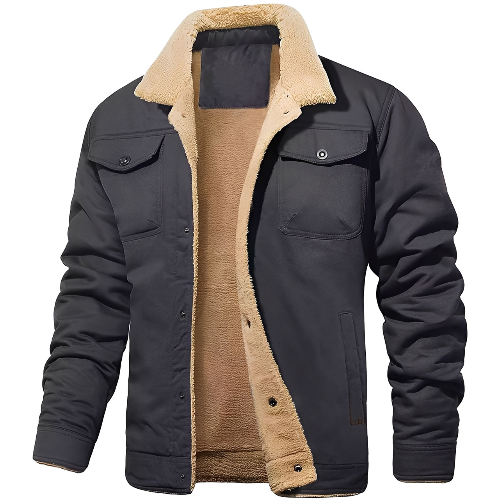 R&B | Freizeit, warm gefütterte Jacke für Männer