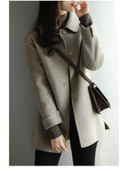 R&B | Damen Klassischer Petite Trenchcoat Mit Spitzem Kragen