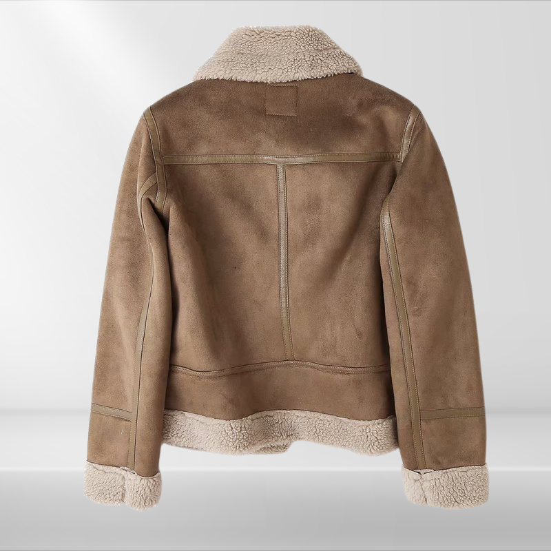 R&B | Damen-Sherpa-Bomberjacke