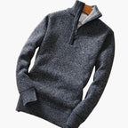 R&B | Strickpullover mit Reißverschluss - Moderner Freizeitstil für Alltag und Büro
