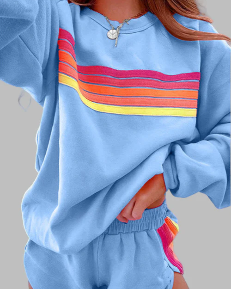R&B | Gestreiftes Pyjama-Set