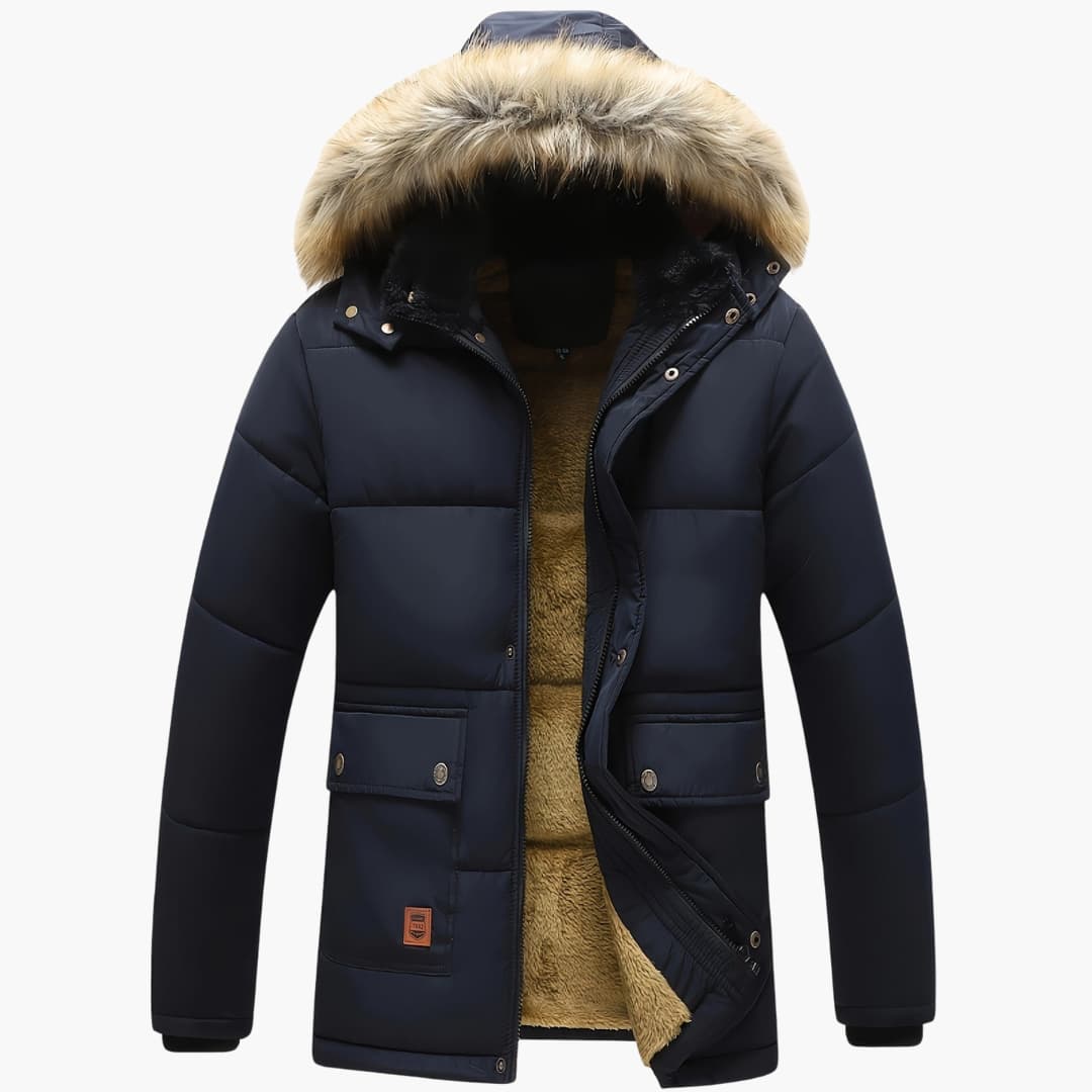 R&B | Fleece-Hoodie mit Reißverschluss für Herren