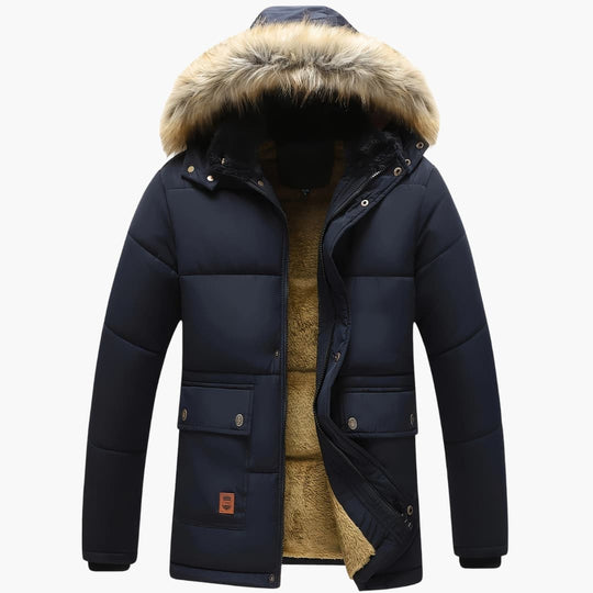 R&B | Fleece-Hoodie mit Reißverschluss für Herren