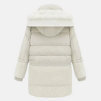R&B | Gepolsterter Mantel - Oversized Schnitt - Gefütterte Kapuze - Rippstrickbündchen - Taschen