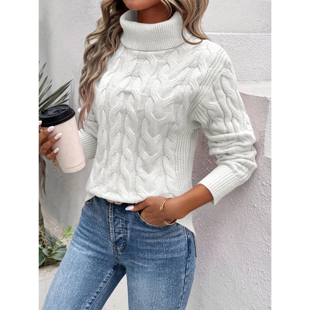 R&B | Klassischer Eleganter Rollkragenpullover