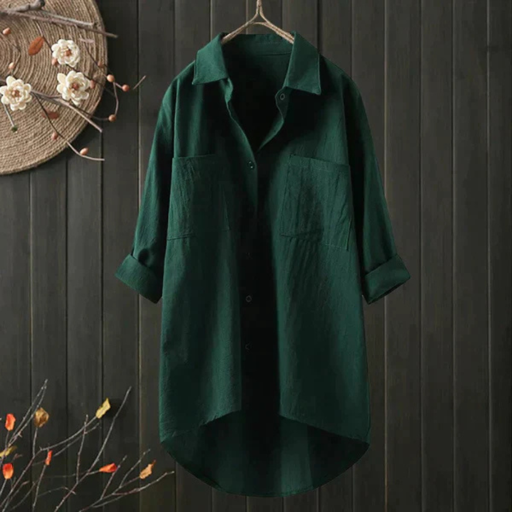 R&B | Luftige Oversize Bluse Aus Baumwolle