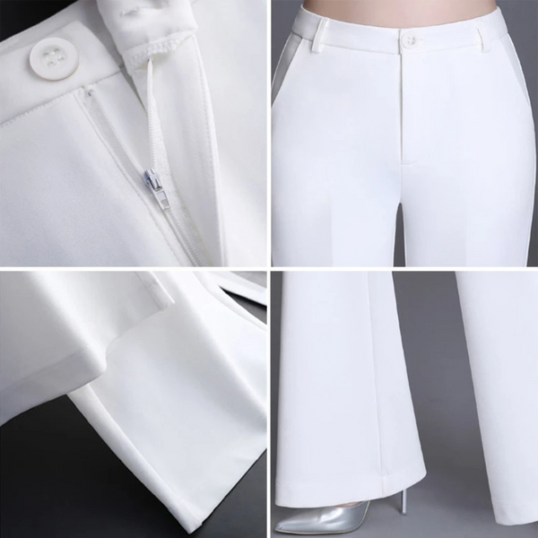 R&B | Elegante Enganliegende Hohe Taille Flared Hosen