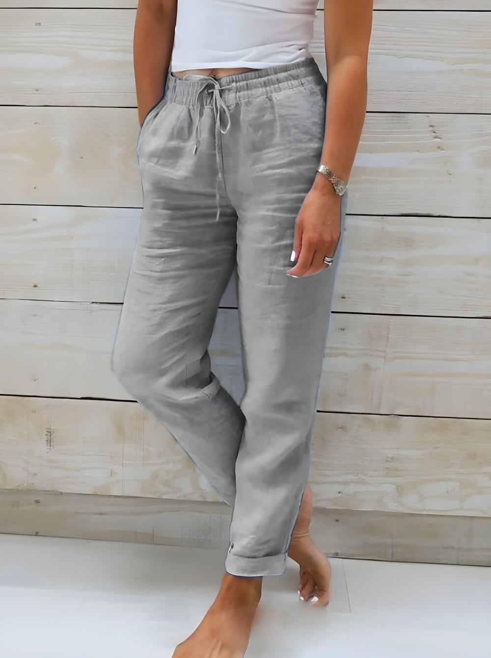 R&B | Lockere Damen Baumwollhose – Bequem & Stylisch