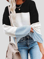 R&B | Gemütlicher Farbtöne-Strickpullover für Herbstliches Layering.